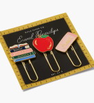 Rifle Paper Co. Kancelářská sponka Schoolhouse – set 3 ks, multi barva, kov