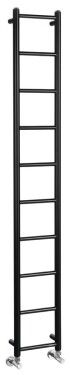 SAPHO - DINA otopné těleso 250x1680, černá mat IR377TB