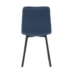 Jídelní židle, modrá, sametová látka, DCL-973 BLUE4