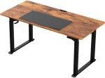 ULTRADESK Uplift hnědá / Herní stůl / 160 x 75 x 74 - 116 cm / nastavitelná výška (UDESK-UP-OODE)