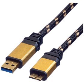 Roline USB kabel USB 3.2 Gen1 (USB 3.0 / USB 3.1 Gen1) USB-A zástrčka, USB Micro-B zástrčka 0.80 m vícebarevná stíněný 11.02.8878