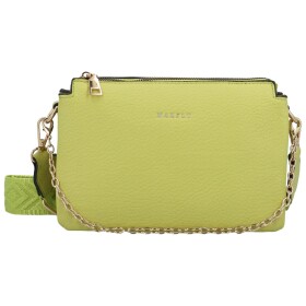 Stylová dámská koženková crossbody kabelka Ebbas, zelená
