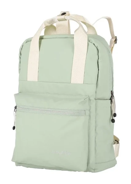 Travelite Basics Canvas Backpack Light green 11 L TRAVELITE-96319-82