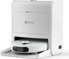 EZVIZ RS2 bílá / Robotický vysavač + mop / 4000 Pa / 5200mAh / WiFi / E10 filtr / odpadní nádoba 5.5L (CS-RS2-TWT2)