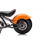 Mamido Dětská elektrická motorka Chopper Warrior 36V oranžová
