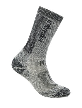 ICEBREAKER Wmns Hike+ Mountaineer Mid Calf, Jet Heather/Black velikost: 38-40 (M)