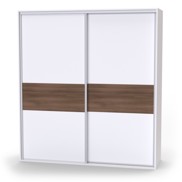 Nábytek Mikulík Skříň ONYX 3 - dveře dělené (š 120-200 cm/v 240 cm) ROZMĚR: (š/v/h) 140 x 240 x 60 cm