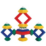 Kebo Toys Wedge it skládací pyramida základní barvy 15 dílků