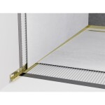 MEXEN - Line-B spádová lišta nástěnná 120 cm levá, zlato 185002120L