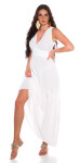 Sexy Goddess-Maxidress na zavazování white S/M