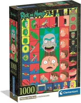 CLEMENTONI Puzzle RickMorty: Ikonické momenty