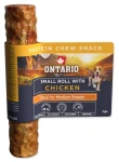 Ontario Protein žvýkací pamlsek malá rolka s kuřecím 12,7 cm / Pamlsek pro psy / 1 ks (214-858986)