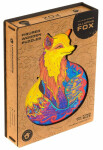 UNIDRAGON dřevěné puzzle Liška, velikost
