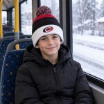 Outerstuff Dětská zimní čepice Carolina Hurricanes NHL Essentials Cuffed Knit W Pom