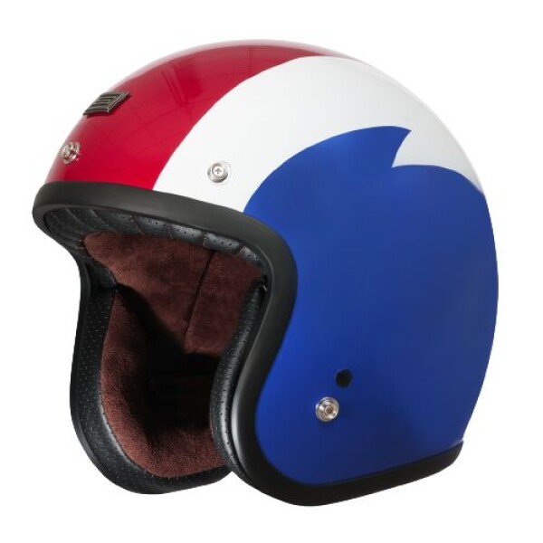 Moto přilba Origine Primo Voltage bílo/modro/červená - L