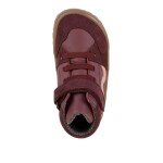 Dívčí celoroční kotníkové barefoot boty TEX GO BORDEAUX Froddo G3110265-20 - 30