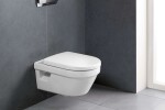 VILLEROY & BOCH - Architectura Závěsné WC, sedátko SoftClose, Rimless, s CeramicPlus, alpská bílá 5684HRR1
