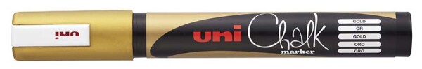 Uni Chalk Marker PWE-5M zlatý 1,8-2,5 mm