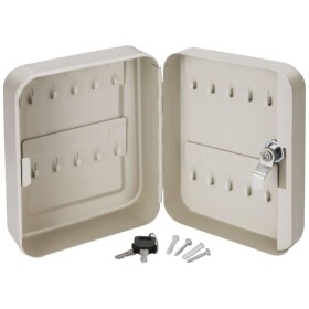 EXTOL CRAFT 99020 Skříňka na klíče, 20 háčků, 20x16x8cm