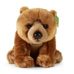 Plyšový medvěd Grizzly sedící 30 cm