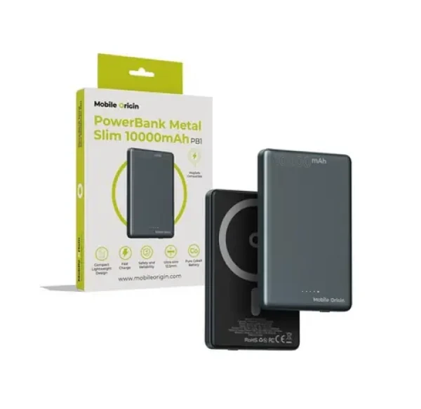 Mobile Origin Powerbank Metal Slim / 10000mAh / PB1 (MO-MMS-PB1)