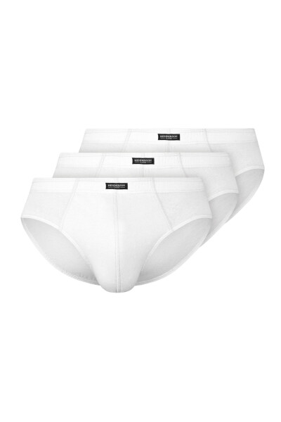 Pánské slipy 1446 Basic 3 pack white - HENDERSON bílá M