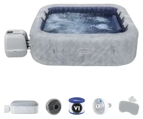 Lay-Z-Spa San Francisco / Vířivka / 230 × 230 × 71 cm / 1180 l / pro 7 osob (6001Q)