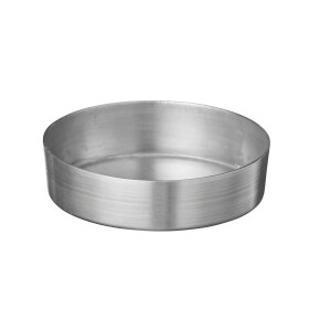 Ib Laursen Svícen Silver Brushed Look Ø 6 cm, stříbrná barva, kov