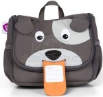 Dětská kosmetická taštička Affenzahn Washbag Dog David - grey