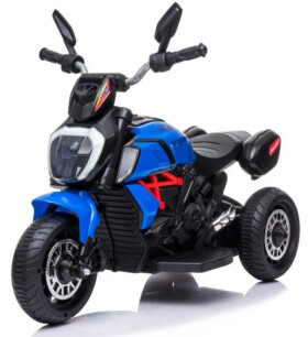 Mamido Dětská elektrická motorka Fast Tourist modrá