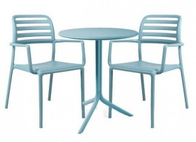 STIMA Jídelní set Spritz-Costa křesílko VARIANTA PROVEDENÍ: stůl (pr/v): 60 x 40-76 cm + 4 křesílka