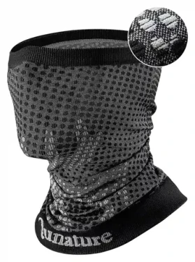 Qunature 11230014002 černá / Multifunkční šátek / Sportovní bandana / Univerzální velikost