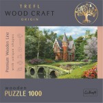 Trefl Wood Craft Origin Puzzle Viktoriánský dům 1000 dílků - dřevěné - Trefl