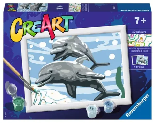 Ravensburger CreArt Veselí delfíni
