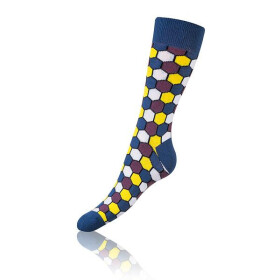 Dárková krabička zábavných crazy ponožek 4 páry CRAZY SOCKS BOX - BELLINDA - modrá 43 - 46