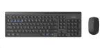 Rapoo 8100M Multi-mode černá / bezdrátová sada klávesnice a myši / 2.4 GHz / BT 3.0 a 4.0 / CZ verze