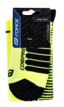 Force ponožky COMPRESS fluo-černé