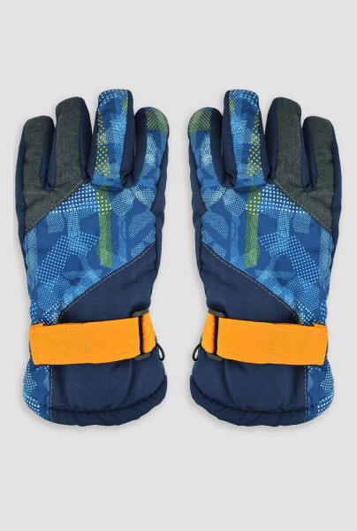 Chlapecké lyžařské rukavice Noviti RN0698 modrá 16 cm