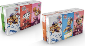 Papírové kapesníčky Tlapková patrola 4 vrstvé 6 ks - Trigo