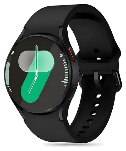 Tech-Protect Silicone Strap černá / Řemínek / pro Samsung Galaxy Watch 4/5/5 Pro/6/7/FE / silikonový