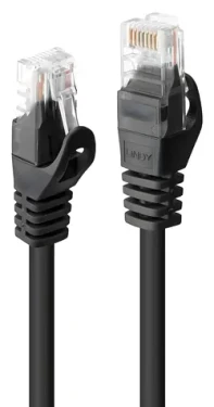 Lindy černá / Patch kabel / Cat 6 U/UTP / RJ45-RJ45 / 3 m (48194)
