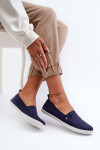 Dámské námořnické slip-on tenisky modré Adrancia 37
