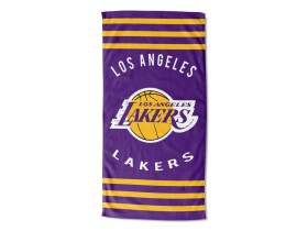 Great Branding Osuška Los Angeles Lakers NBA Stripes Beach Towel 76 x 152 cm