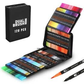 Melfin Kreativní sada oboustranných fixů 120ks