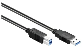 Good Connections USB 3.0 A-B černá / Kabel / USB-A – USB-B / 5 m / USB 3.2 Gen 1 (2710-S05)