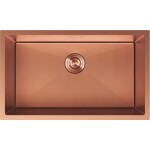 MEXEN - Trixo ocelový dřez 1-bowl 750 x 440 mm, měď HC 6415751000-65HC