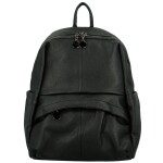 Trendy dámský koženkový kabelko-batoh Toska, černý