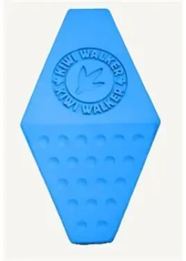 KIWI WALKER Gumová hračka Octaball Mini modrá / Otvor na pamlsky / 11 cm (RUB-845)
