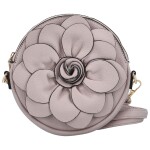 Luxusní dámská koženková crossbody kabelka MaxFly Scarlet, fialová