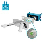 Mereo Viana jednocestná podomítková baterie s ramínkem, s oválným krytem CBE60105BU